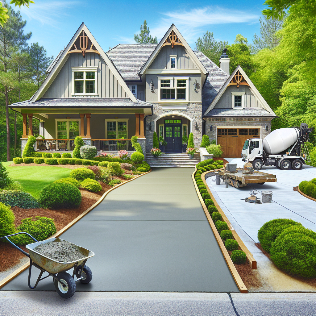 How Does Concrete Driveway Installation Improve Your Home’s Curb Appeal in Greenville?Greenville Concrete Company